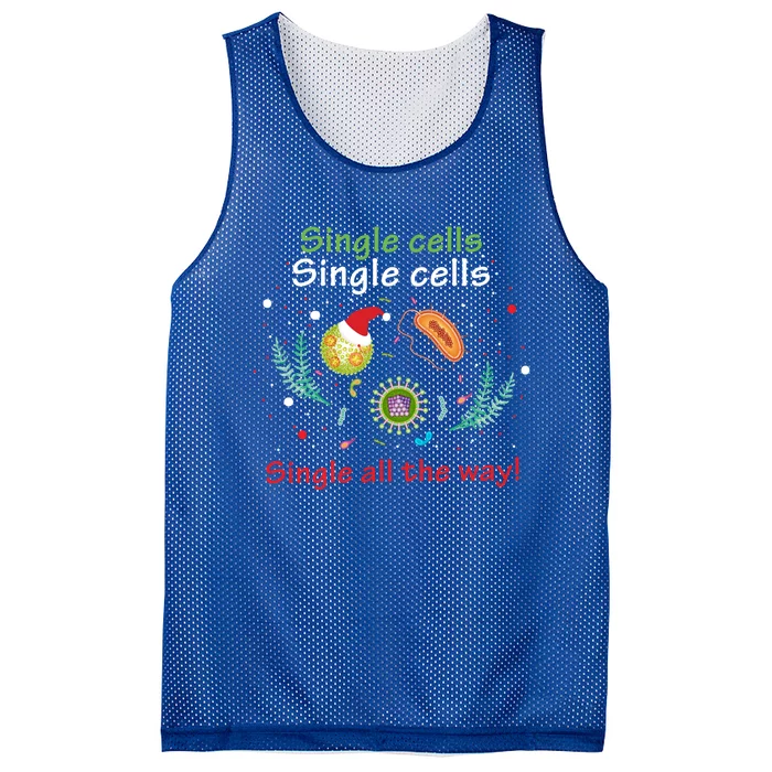 Single Cells Single Cells Science Biology Christmas Gift Mesh Reversible Basketball Jersey Tank