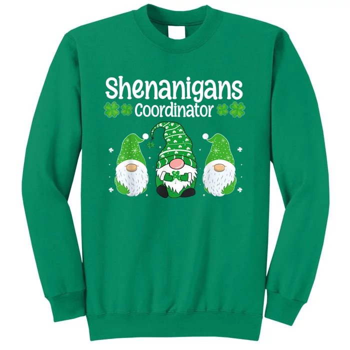 Shenanigans Coordinator St Patricks Day Gnomes Teacher Sweatshirt