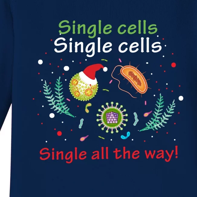 Single Cells Single Cells Science Biology Christmas Gift Baby Long Sleeve Bodysuit