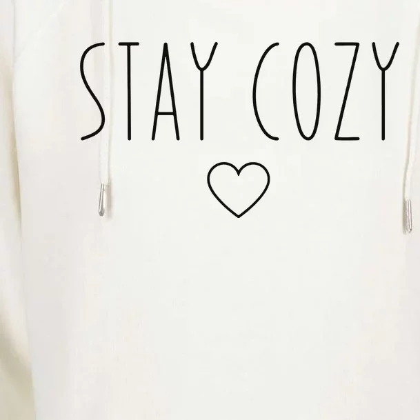 Stay Cozy Womens Funnel Neck Pullover Hood