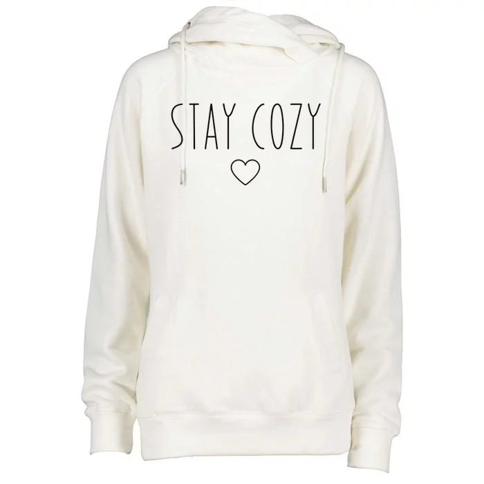 Stay Cozy Womens Funnel Neck Pullover Hood