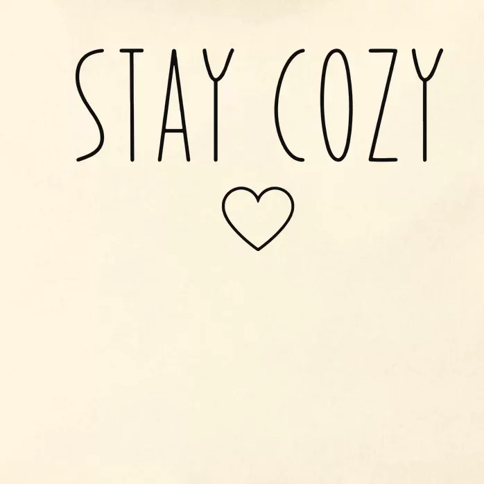 Stay Cozy Zip Tote Bag