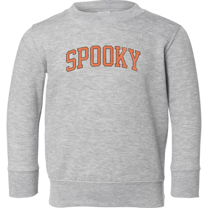 Spooky Collage Style Stay Spooky Fall Halloween Toddler Sweatshirt