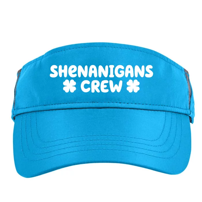 Shenanigans Crew St Patricks Day Adult Drive Performance Visor