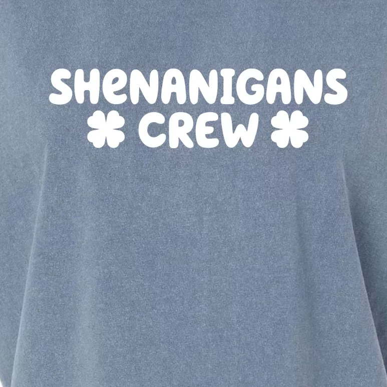 Shenanigans Crew St Patricks Day Garment-Dyed Women's Muscle Tee