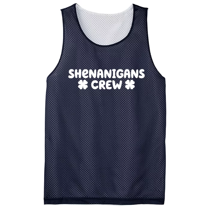 Shenanigans Crew St Patricks Day Mesh Reversible Basketball Jersey Tank