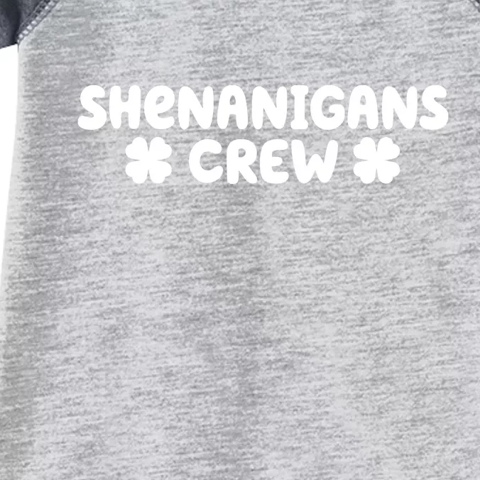 Shenanigans Crew St Patricks Day Infant Baby Jersey Bodysuit