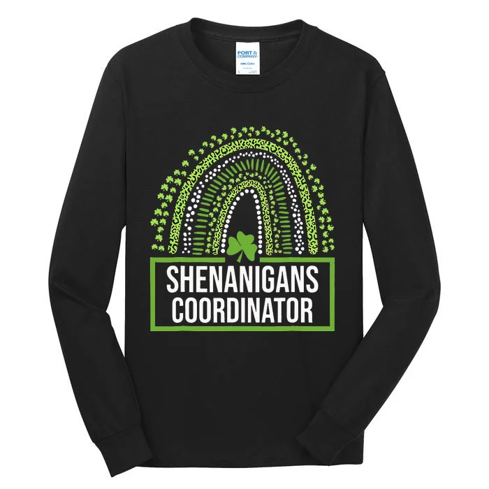 Shenanigans Coordinator St Patricks Day Outfit Tall Long Sleeve T-Shirt