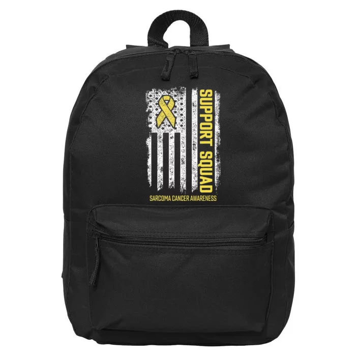 Sarcoma Cancer Support Squad Sarcoma Cancer Awareness 16 in Basic Backpack