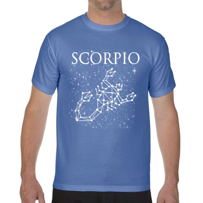 Scorpio Constellation Scorpio Astrology Symbol Gift Comfort Colors T-Shirt