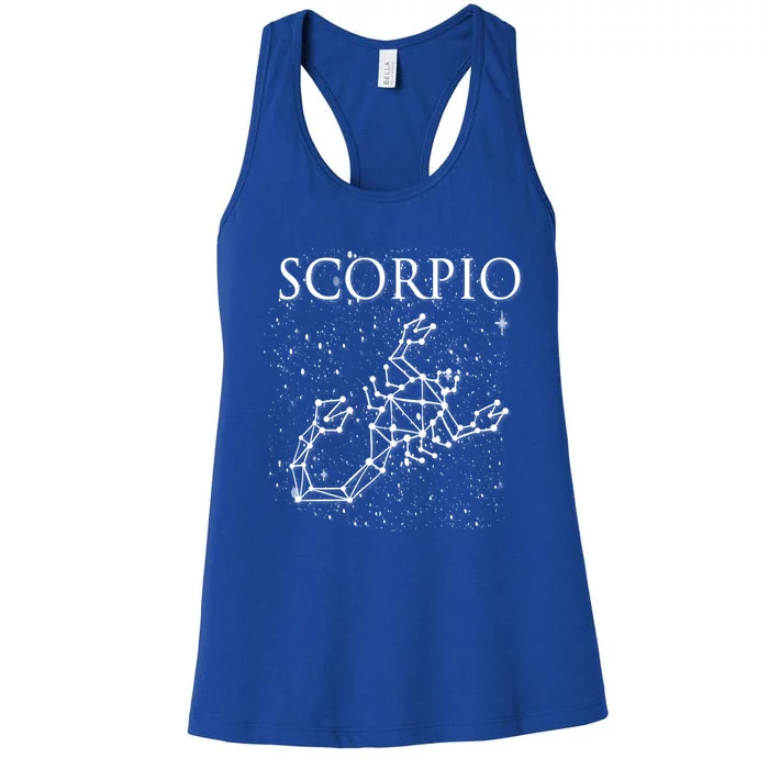 Scorpio Constellation Scorpio Astrology Symbol Gift Women's Racerback Tank