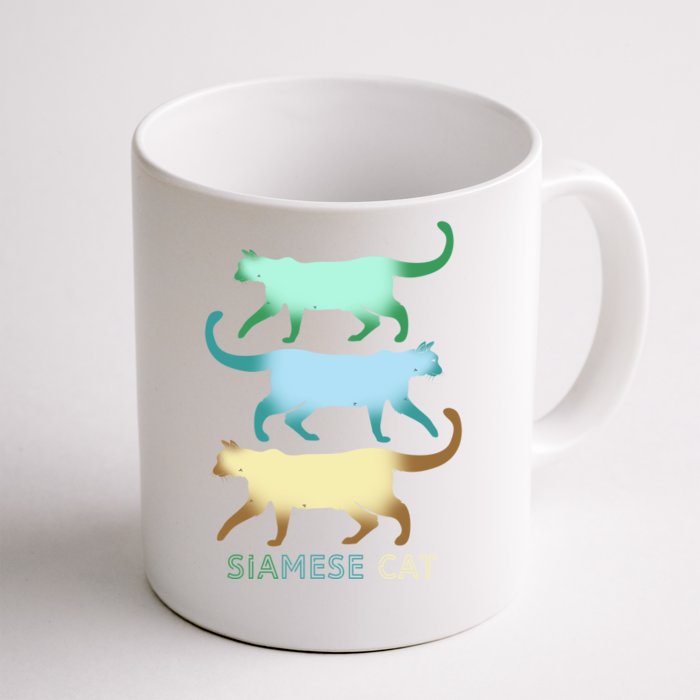 Siamese Cat Squad For Siamese Cat Family Great Gift Front & Back Coffee Mug