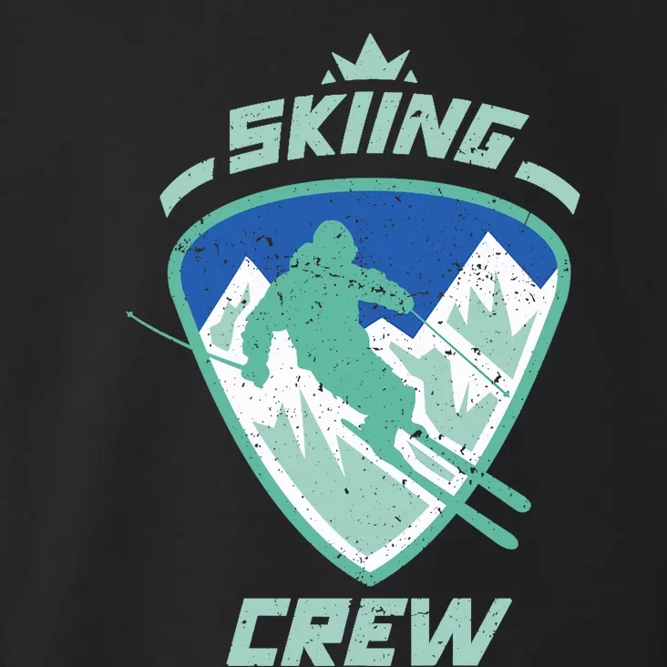 Skiing Crew Skiers Ski Skier Winter Sports Premium Toddler Hoodie