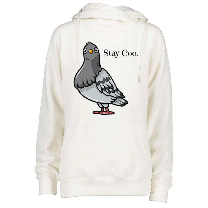 Stay Coo Womens Funnel Neck Pullover Hood