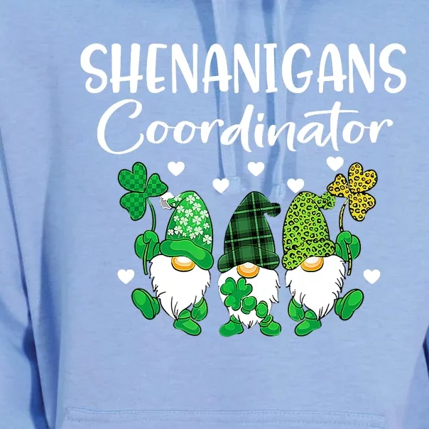 Shenanigans Coordinator St Patricks Day Gnomes Green Proud Unisex Surf Hoodie