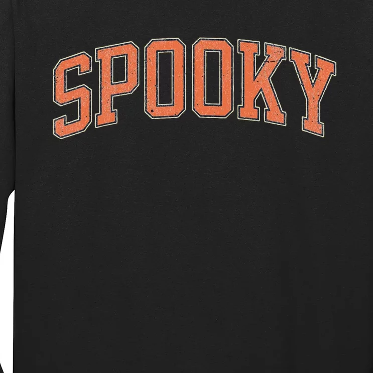 Spooky Collage Style Stay Spooky Fall Halloween Long Sleeve Shirt