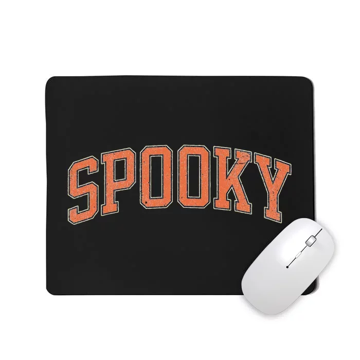 Spooky Collage Style Stay Spooky Fall Halloween Mousepad