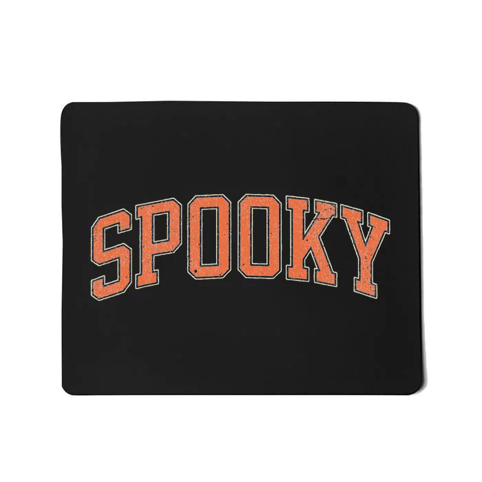 Spooky Collage Style Stay Spooky Fall Halloween Mousepad