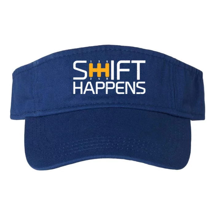 Sports Cars Street Racing Shift Happens Race Car Cute Gift Valucap Bio-Washed Visor