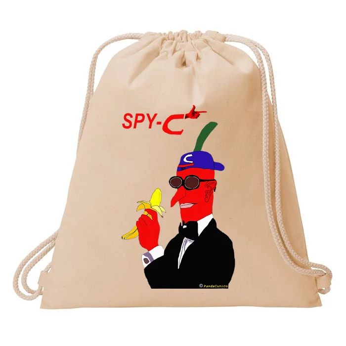 Spy C Drawstring Bag