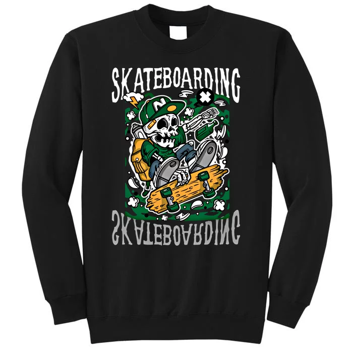 Santa Cruz Skateboarding Skull Skateboard Street Wear Gift Sweatshirt