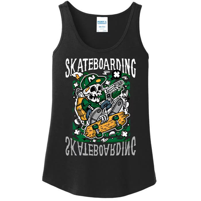 Santa Cruz Skateboarding Skull Skateboard Street Wear Gift Ladies Essential Tank