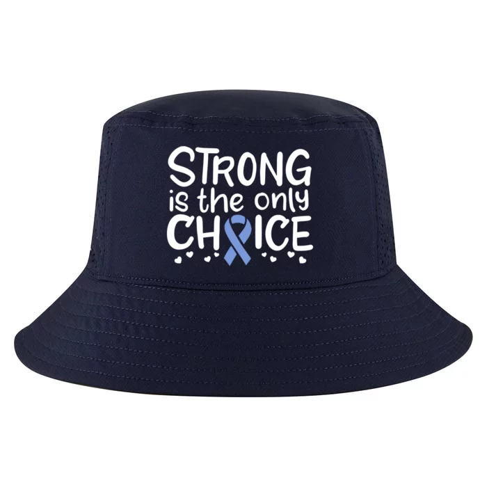 Stomach Cancer Survivor Fighter Gastric Chemo Blue Ribbon Gift Cool Comfort Performance Bucket Hat