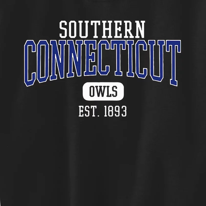 Southern C.O.N.N.E.C.T.I.C.U.T State Owls Est. Date Kids Sweatshirt