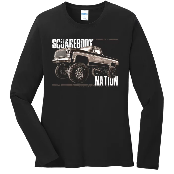 Squarebody Classic Square Body Ladies Long Sleeve Shirt