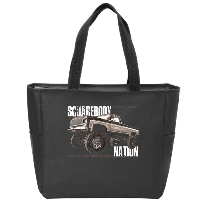 Squarebody Classic Square Body Zip Tote Bag