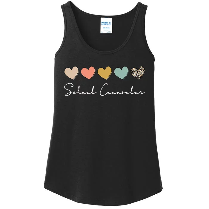 School Counselor Teacher Counseling Office School Guidance Ladies Essential Tank