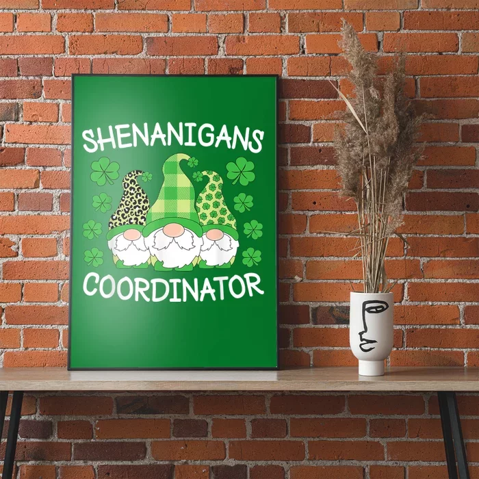 Shenanigans Coordinator Teachers St. Patricks Day Gnomes Poster