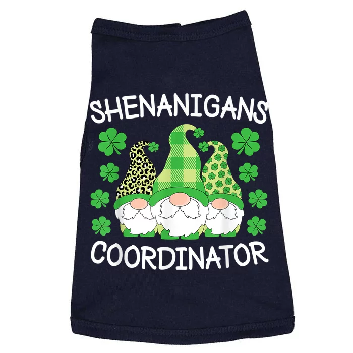 Shenanigans Coordinator Teachers St. Patricks Day Gnomes Doggie Tank