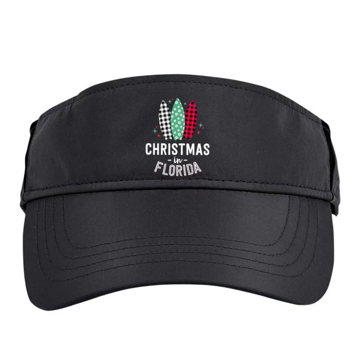 SunKissed Christmas Tropical Family Vacation in Florida Adult Drive Performance Visor