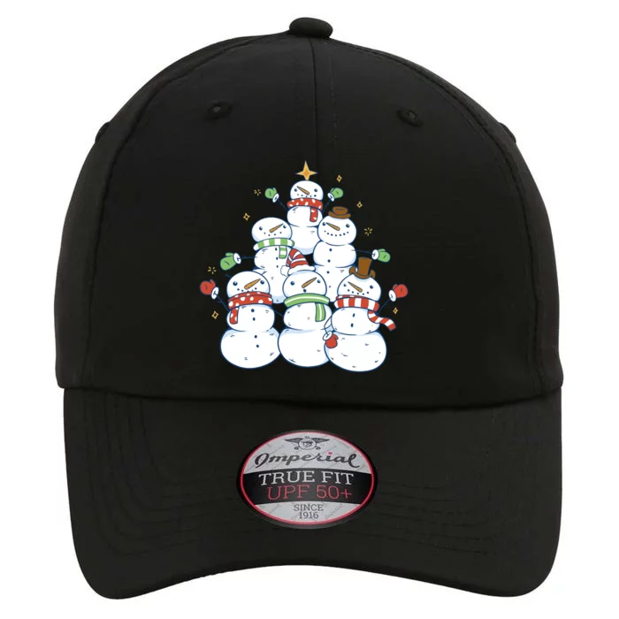 Snowman Christmas Tree Cute Holiday The Original Performance Cap