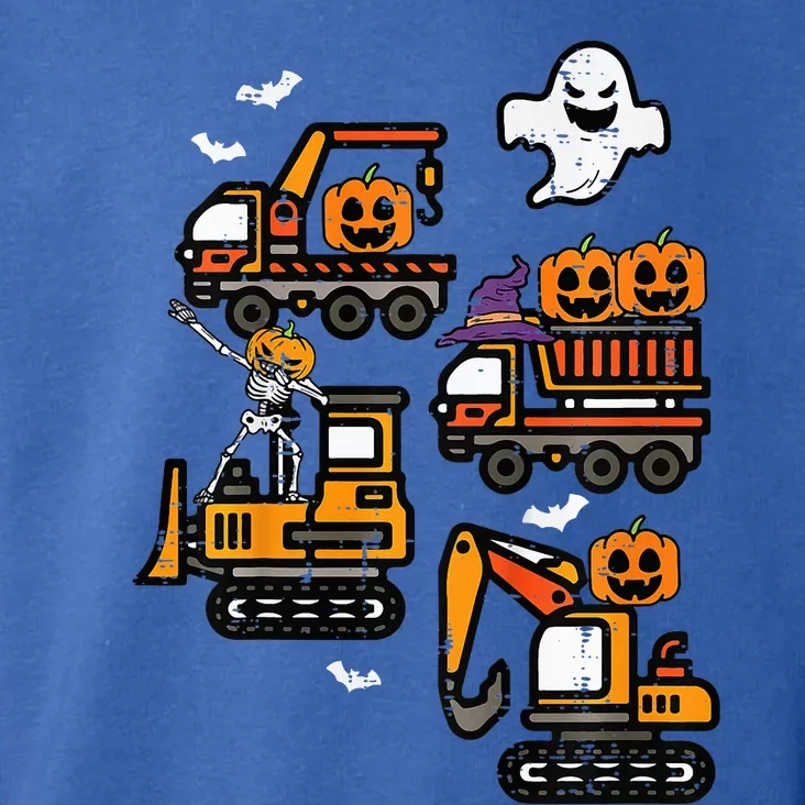 Spooky Construction Trucks Halloween Costume Toddler Hoodie