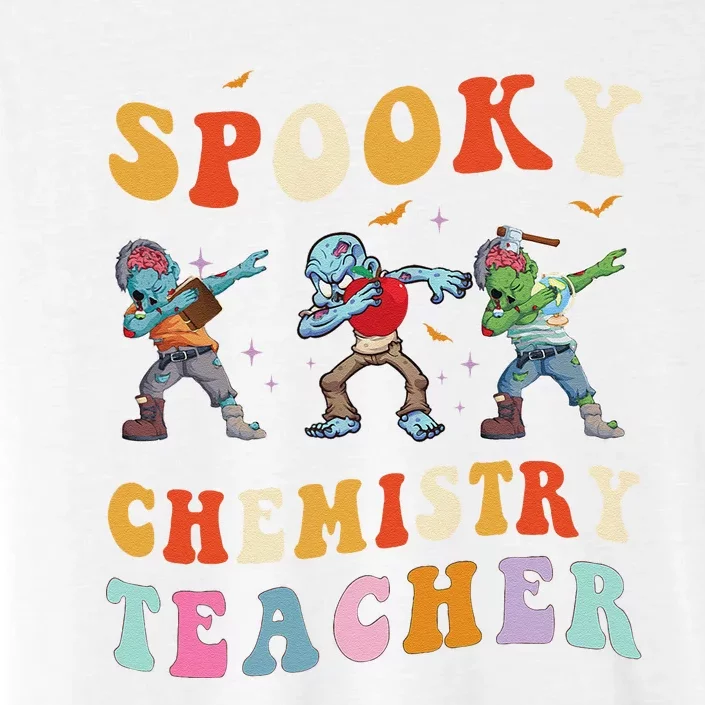 Spooky Chemistry Teacher Zombie Groovy Halloween Ghost ChromaSoft Performance T-Shirt