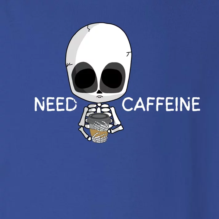 Skeleton Coffee Tea Cup Need Caffeine Funny S And S Gift Toddler Long Sleeve Shirt