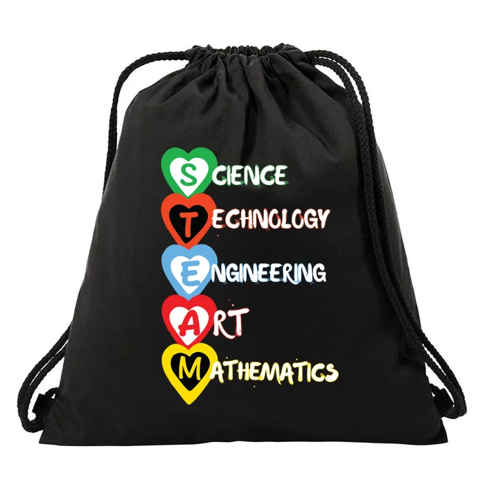 Steam Colorful Technical Sciences And Creativity Drawstring Bag