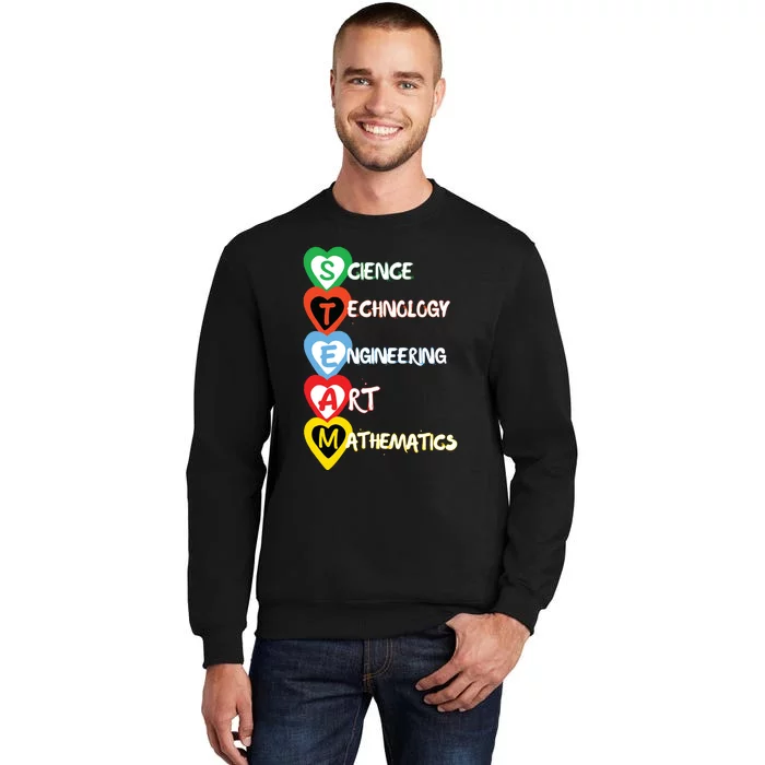 Steam Colorful Technical Sciences And Creativity Tall Sweatshirt