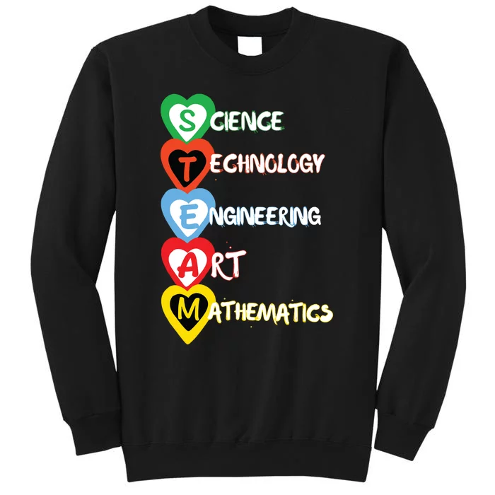 Steam Colorful Technical Sciences And Creativity Tall Sweatshirt