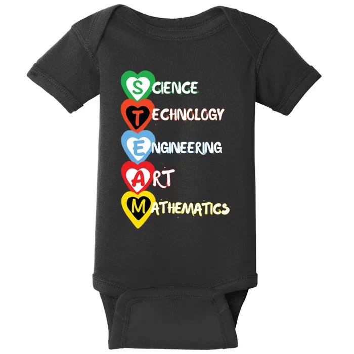 Steam Colorful Technical Sciences And Creativity Baby Bodysuit