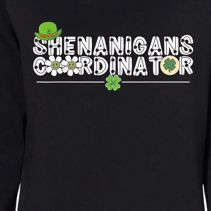 Shenanigans Coordinator Teacher St Patricks Day Gifts Womens California Wash Sweatshirt