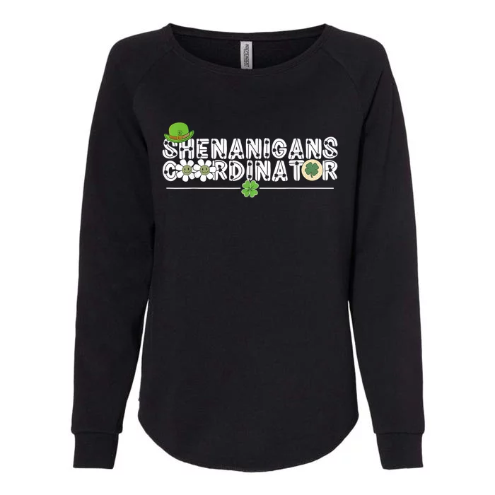 Shenanigans Coordinator Teacher St Patricks Day Gifts Womens California Wash Sweatshirt