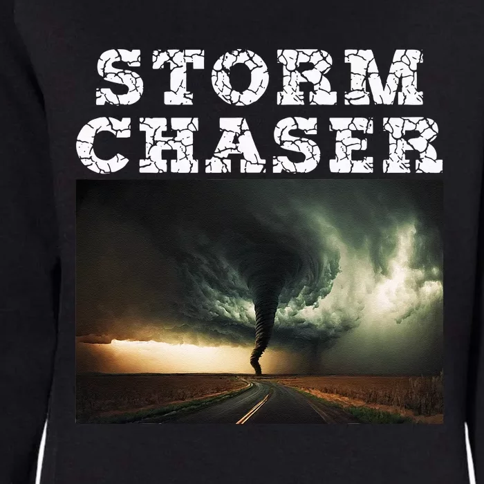 Storm Chaser Tornado Picture Meteorologist Weather Womens California Wash Sweatshirt