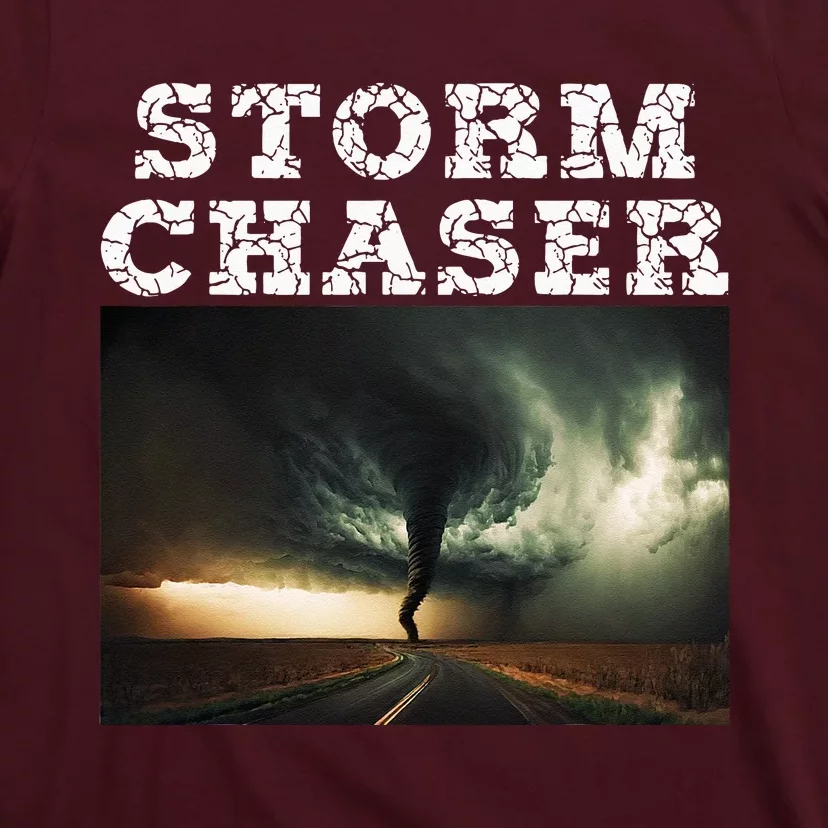 Storm Chaser Tornado Picture Meteorologist Weather T-Shirt