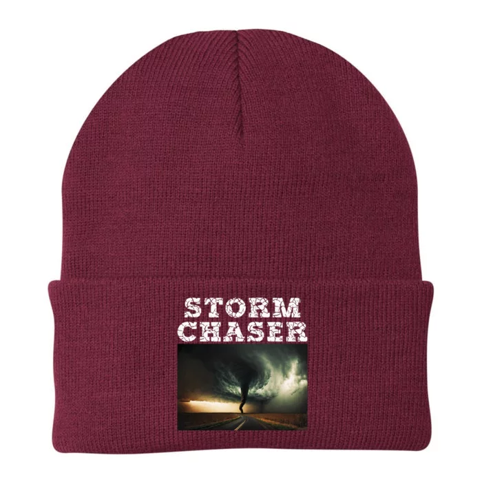 Storm Chaser Tornado Picture Meteorologist Weather Knit Cap Winter Beanie