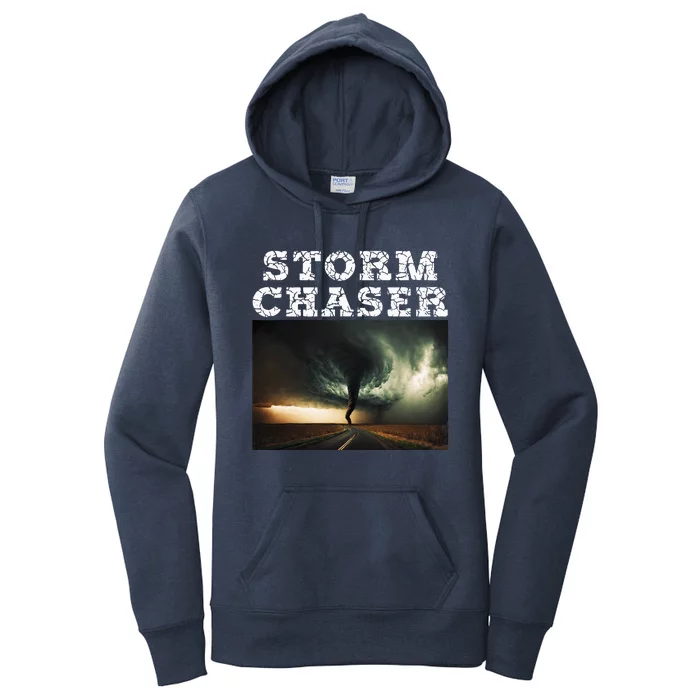 Storm Chaser Tornado Picture Meteorologist Weather Women's Pullover Hoodie