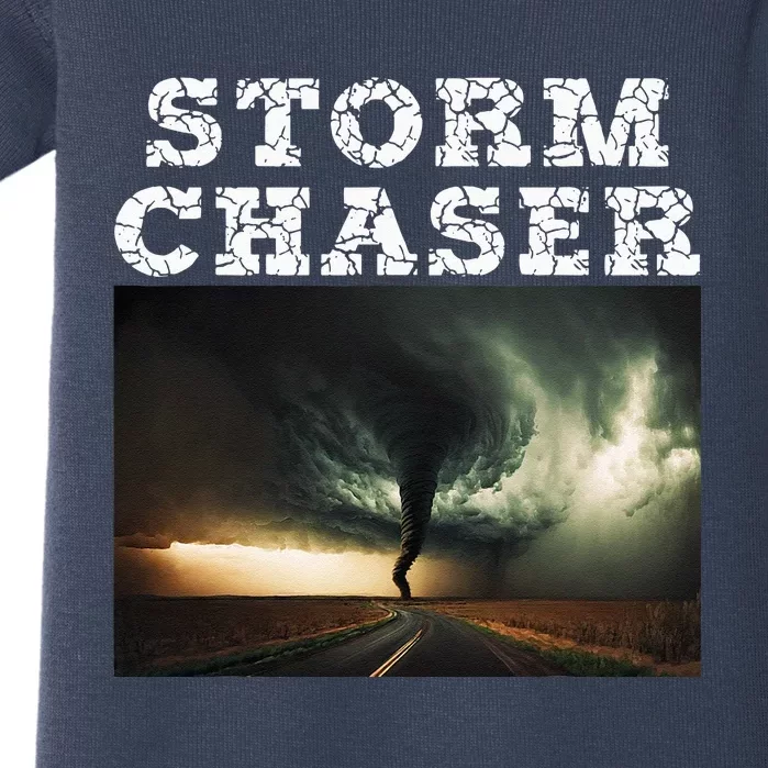 Storm Chaser Tornado Picture Meteorologist Weather Baby Bodysuit