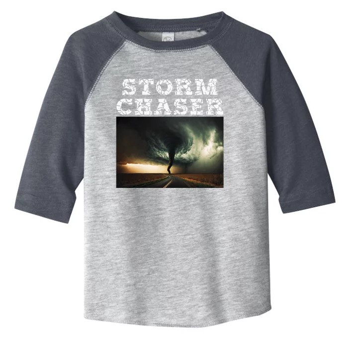 Storm Chaser Tornado Picture Meteorologist Weather Toddler Fine Jersey T-Shirt